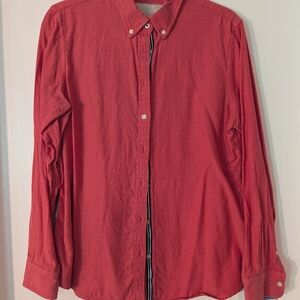 Banana Republic Red Oxford Shirt